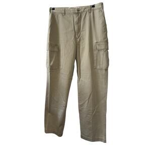 Tommy Hilfiger Cargo Pants 36x34 Khaki Athletic Issue Y2K Baggy Skater Mens